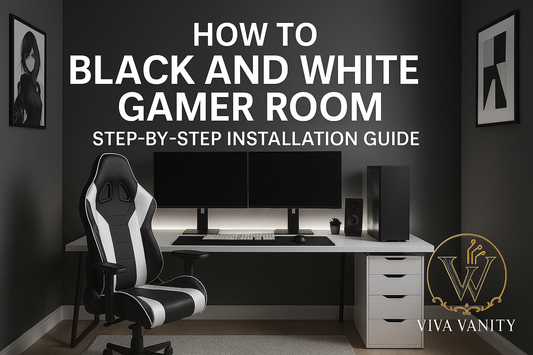 How to Black and White Gamer Room: Step-by-Step Installation Guide