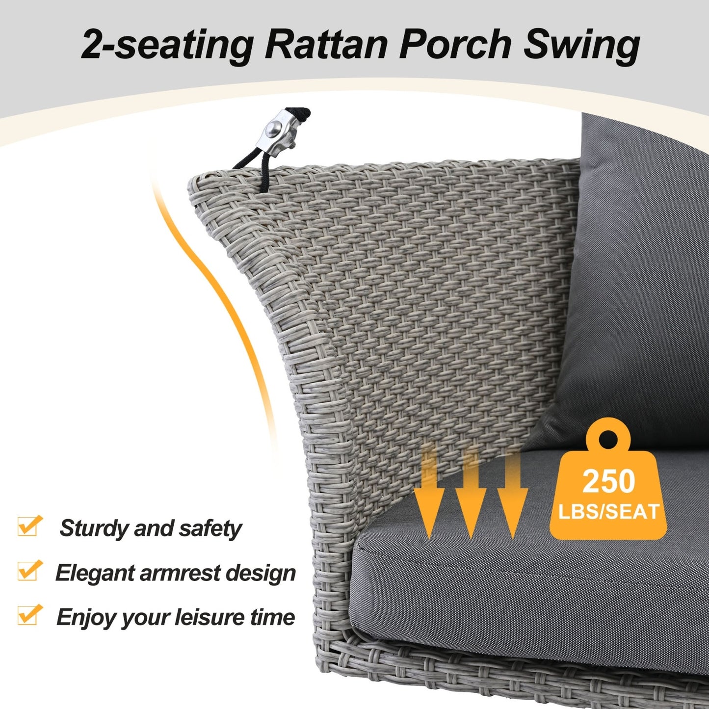 Viva Riviera Collection: The Capri Duo Hanging Swing Seat