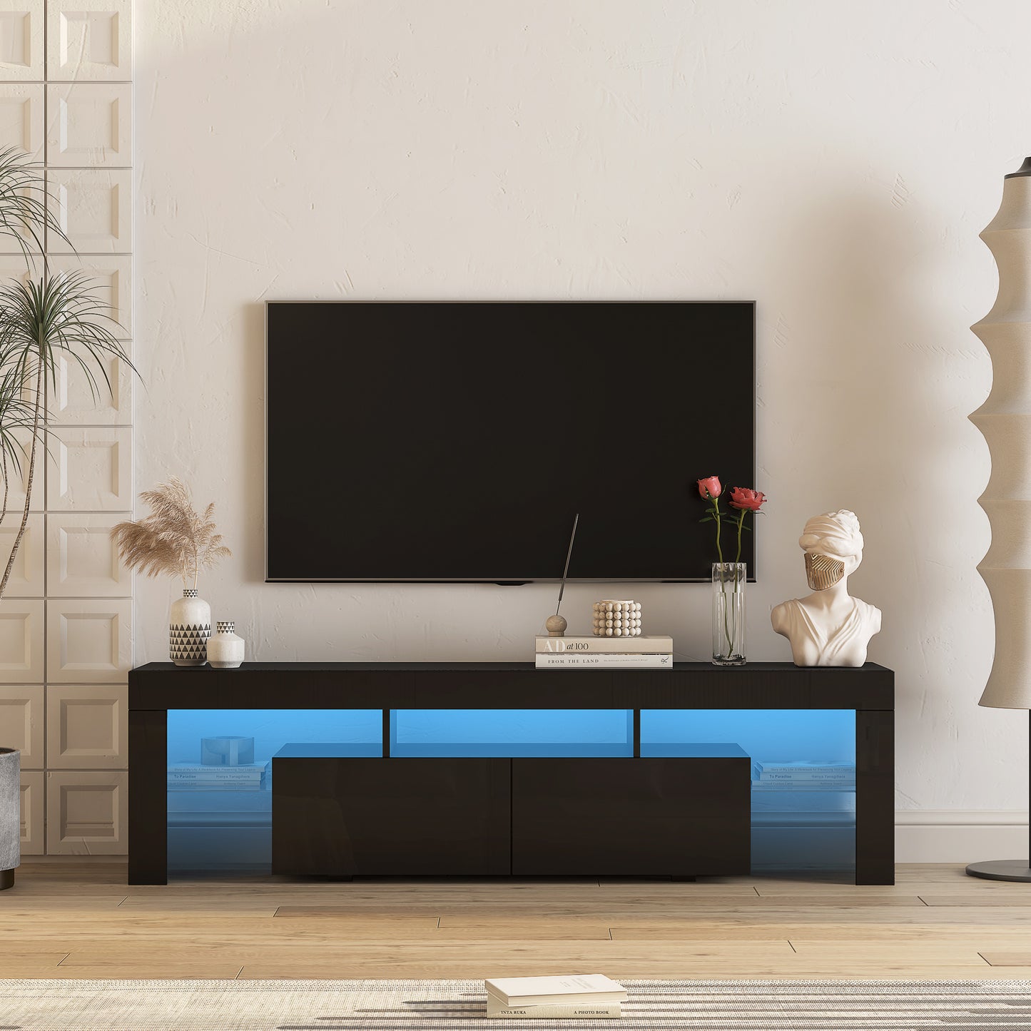 Viva Lumière Collection: The Polaris Noir LED TV Console