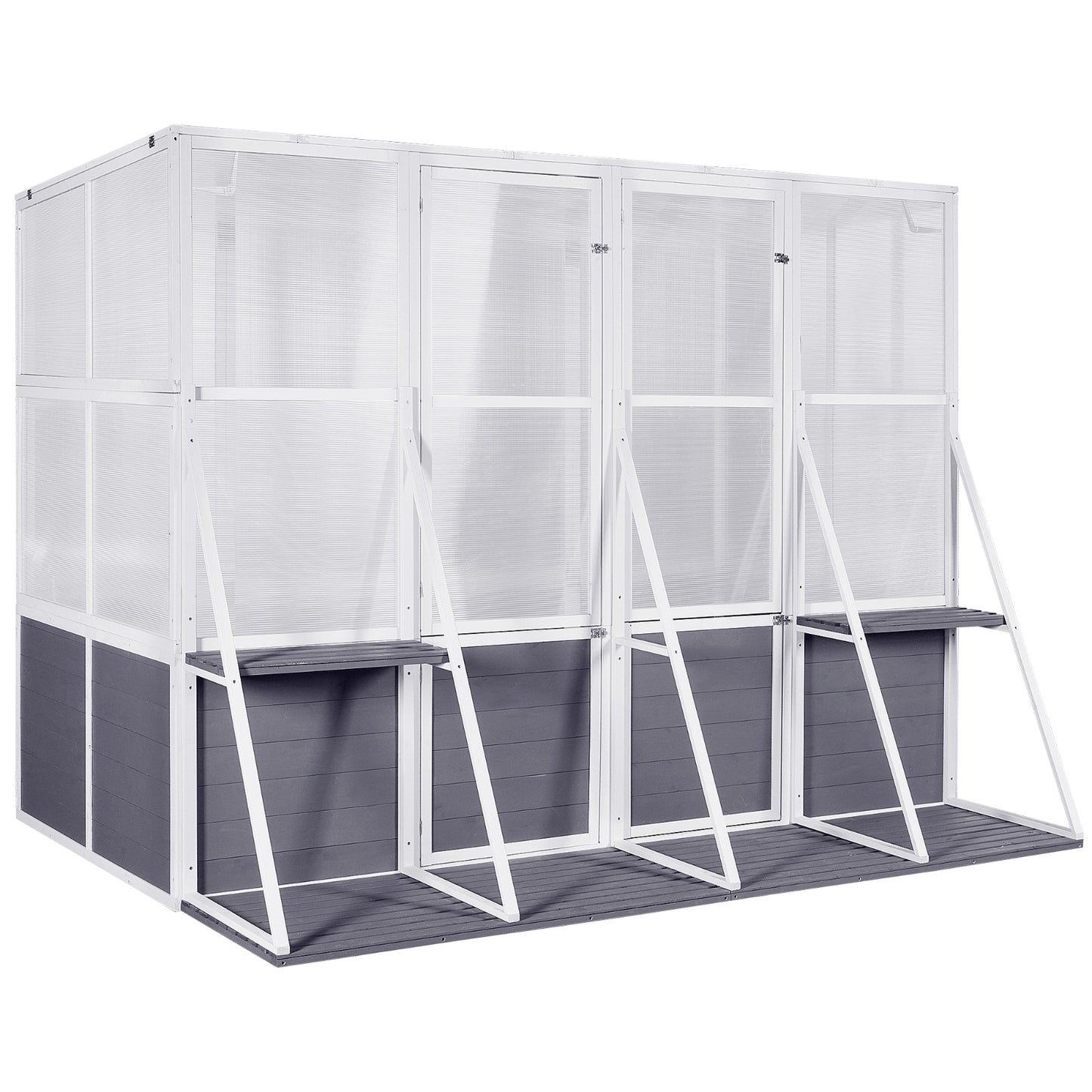 Aria Lean-To Walk-In Greenhouse