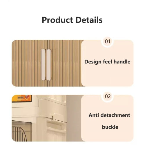 Viva Smart Living Collection: Collapsible Storage Bins Cabinet