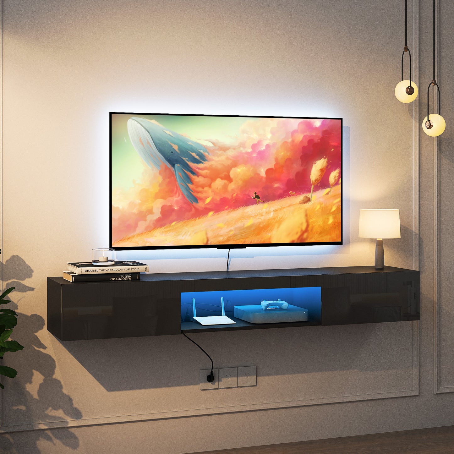 Viva Nebula Floating LED TV Stand