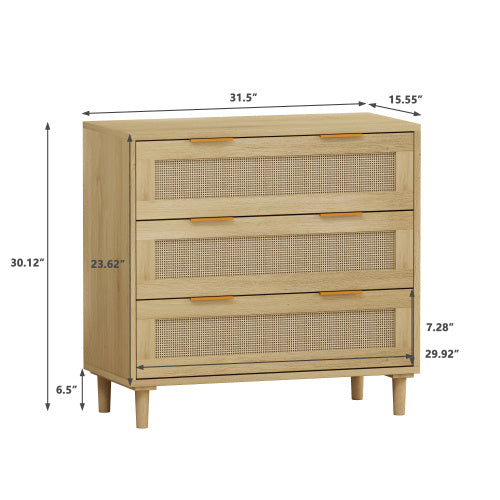 Viva Solana Rattan Storage Cabinet – Natural Texture, Modern Form