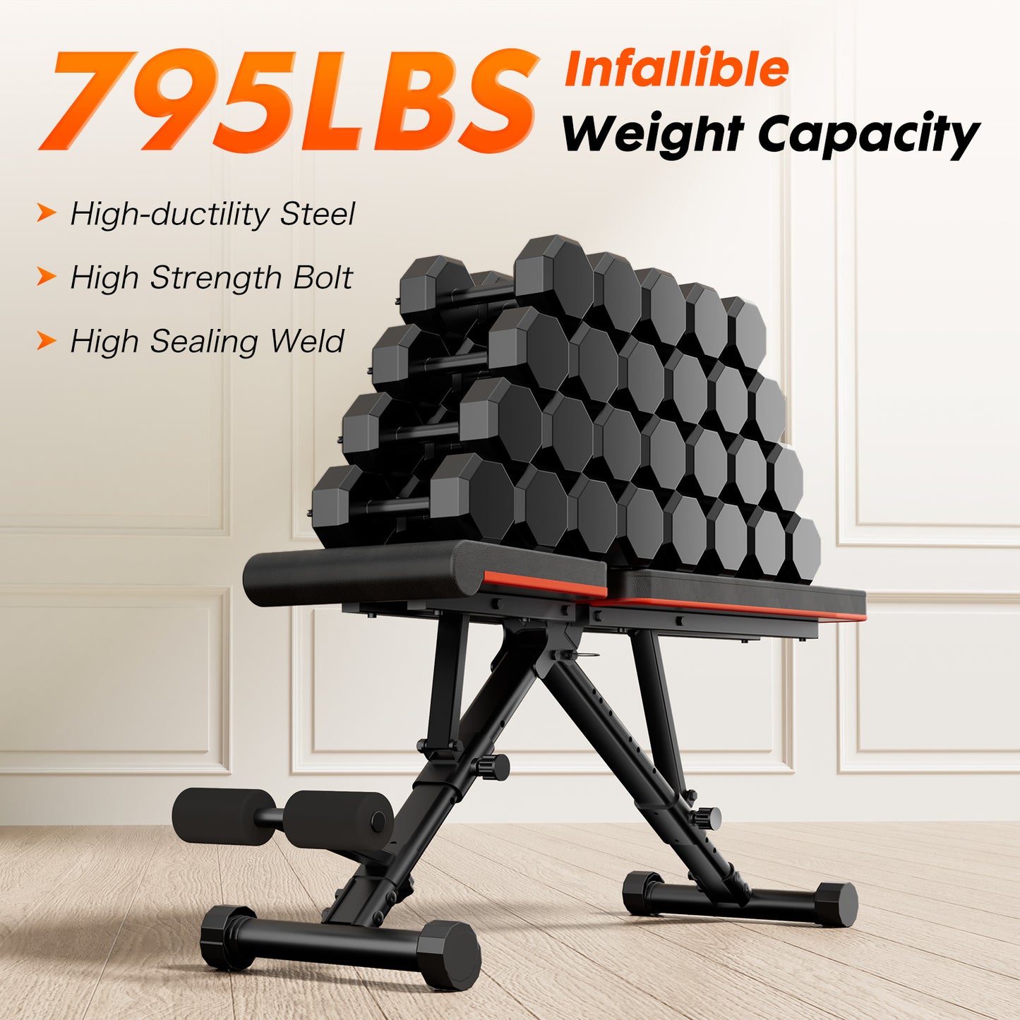 Viva Smart Living Collection: Adjustable Fitness Bench