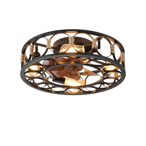 Viva AeroCage Farmhouse-Modern Ceiling Fan with Light