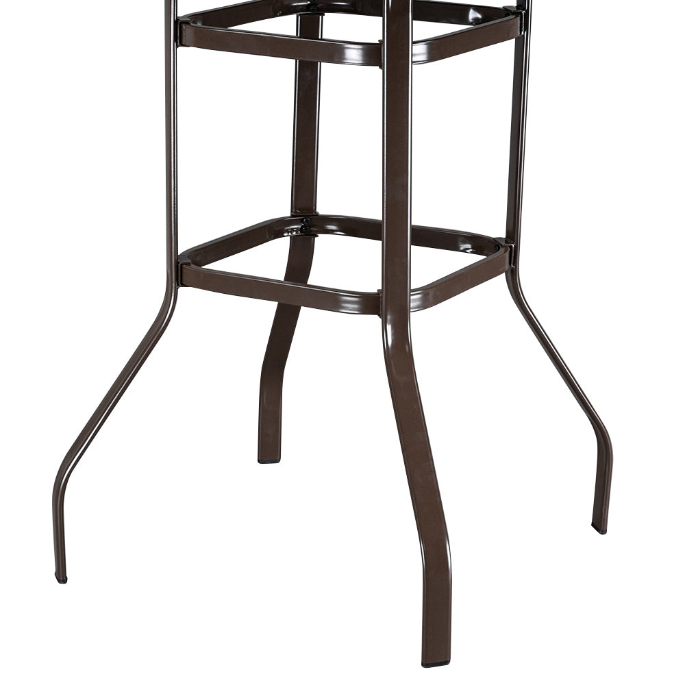 Viva Smart Living Collection: Wrought Iron & Glass High Bar Table