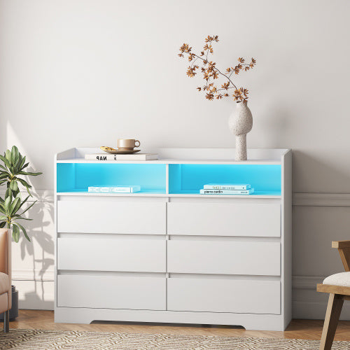 Viva Elite 6-Drawer LED Vanity Collection - The Future of Illuminated Beauty