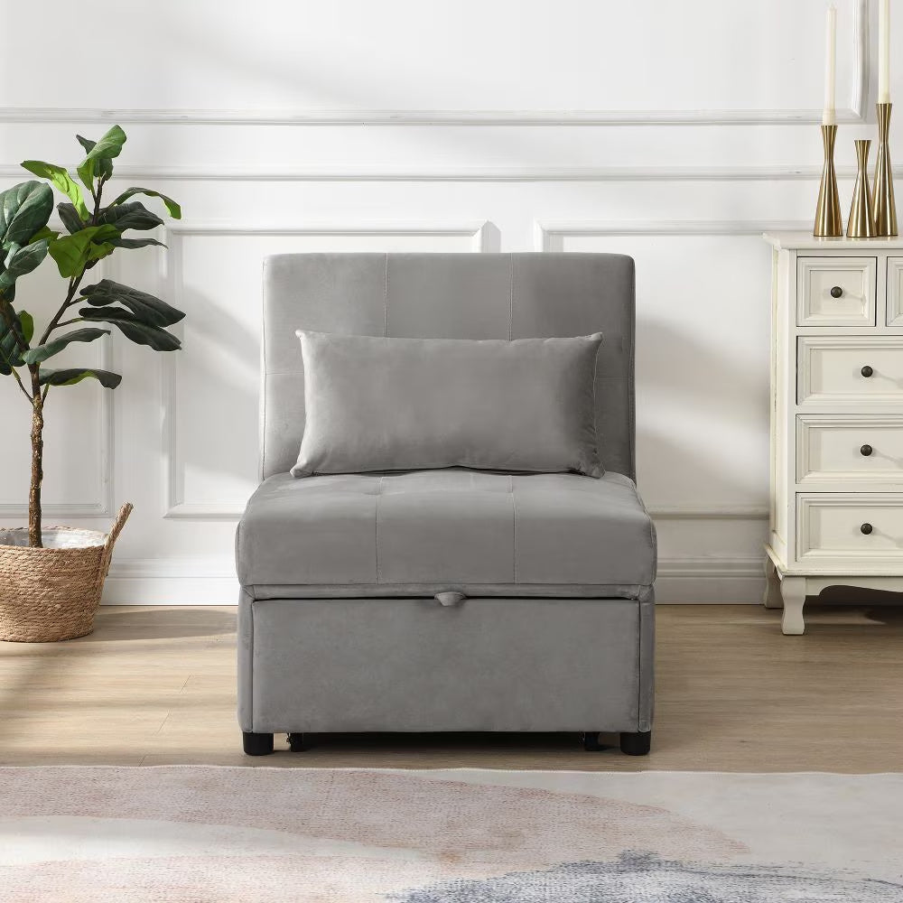 Viva Elite Modulé Graphite Grey Folding Ottoman Sofa Bed - The Future of Modular Elegance