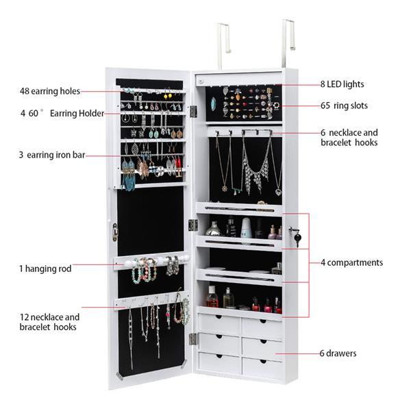 Viva Elite Atelier Wall-Mounted Jewelry Mirror Cabinet – The Future of Space-Saving Elegance