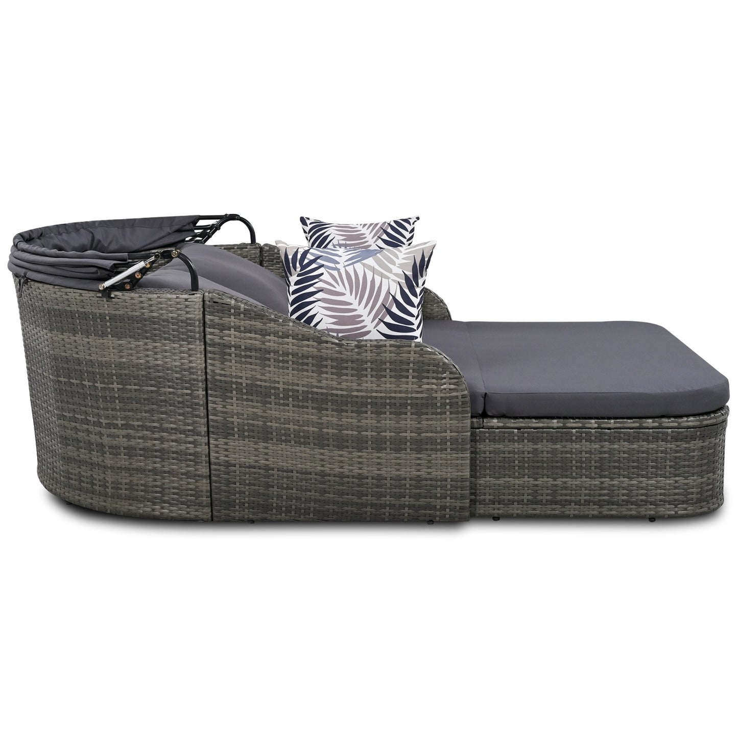 Viva Smart Living Collection: 79.9" Double Sunbed with Canopy