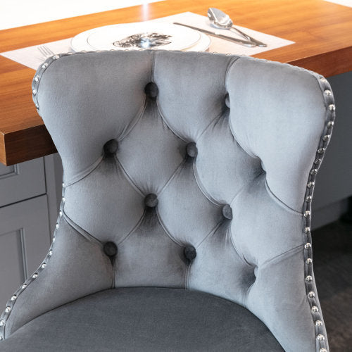 Viva Elite Adjustable Velvet Bar Stools Set – The Future of Elevated Dining
