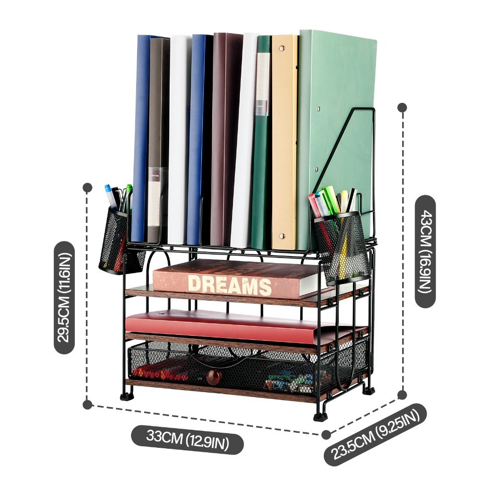 Simple Three-tier Vertical Rack. It Can Subtly Change The Corner Of The Living Room. It Can Sort And Store Debris In An Orderly Manner, Making Better Use Of Space