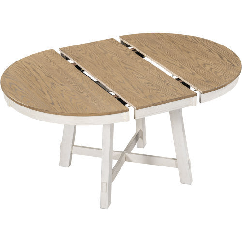 Viva Ellipse Plus Collection: Viva Ellipse Plus Expandable Round Dining Table