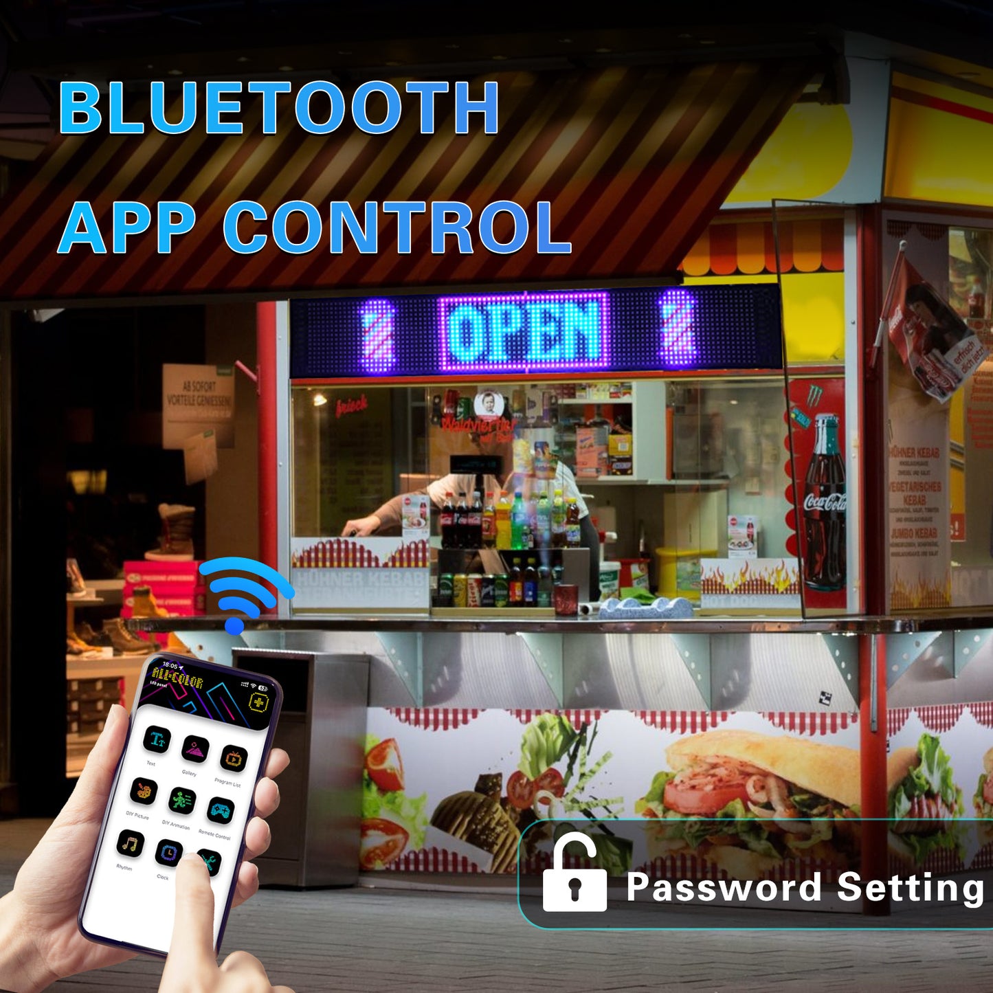 Programmable LED Signage for Advertising and Branding – Smart Customizable Display Panel