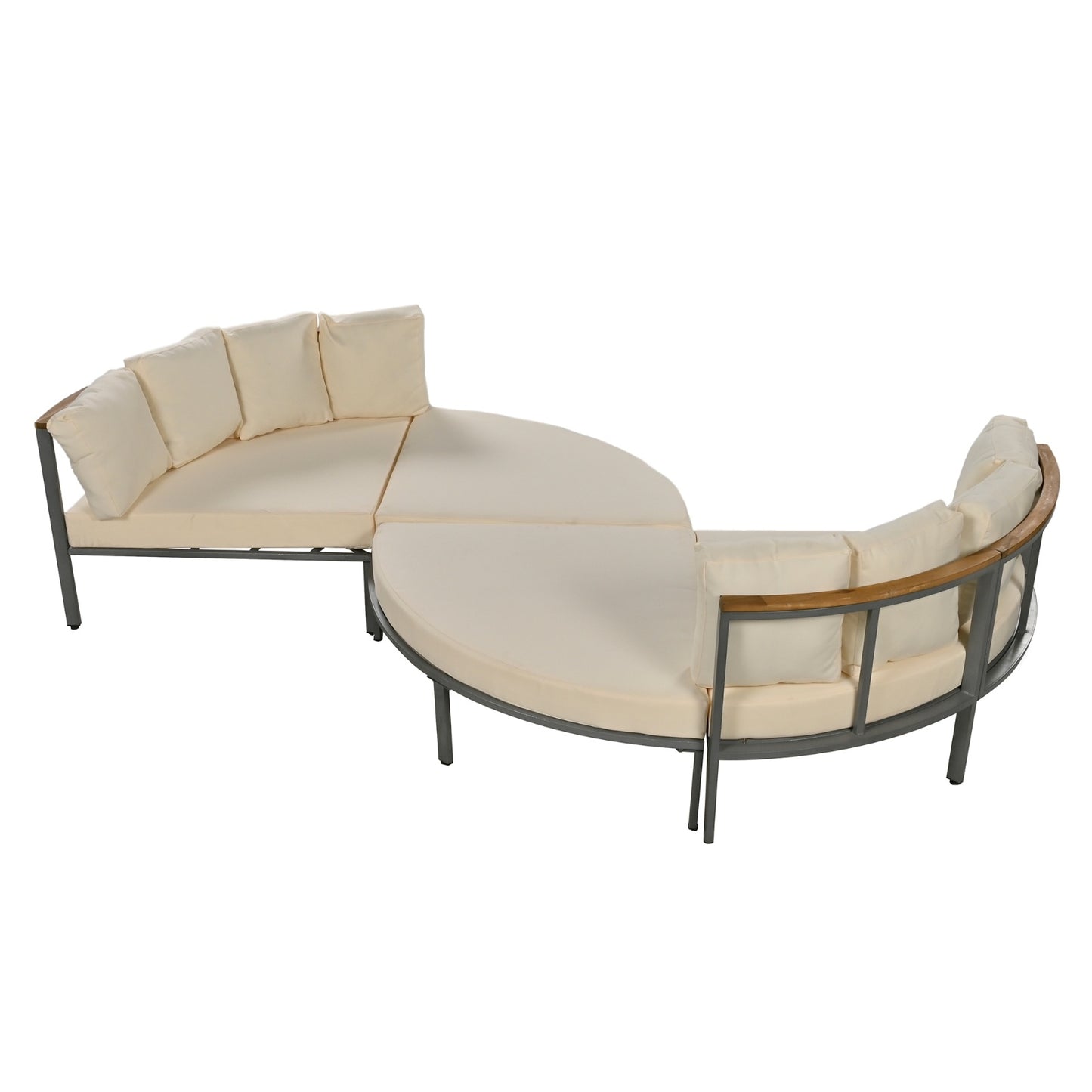 Viva Outdoor Living Collection: Metro U-Shaped Courtyard Set