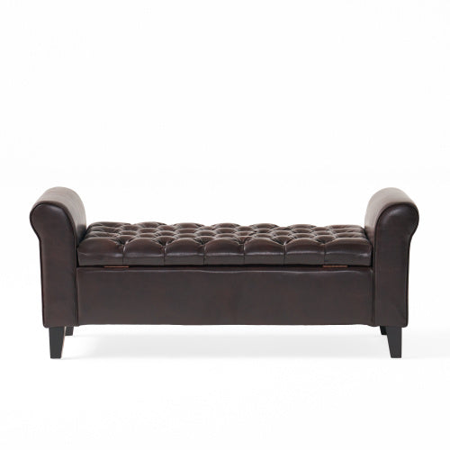 Viva Hayes Armed Storage Bench