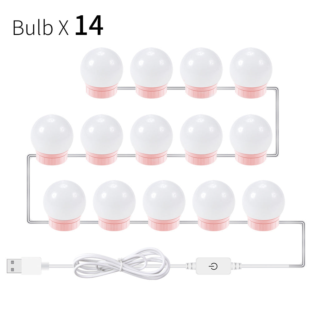 USB Touch Switch LED Mirror Light Bulb - Elevate Your Vanity Experience!