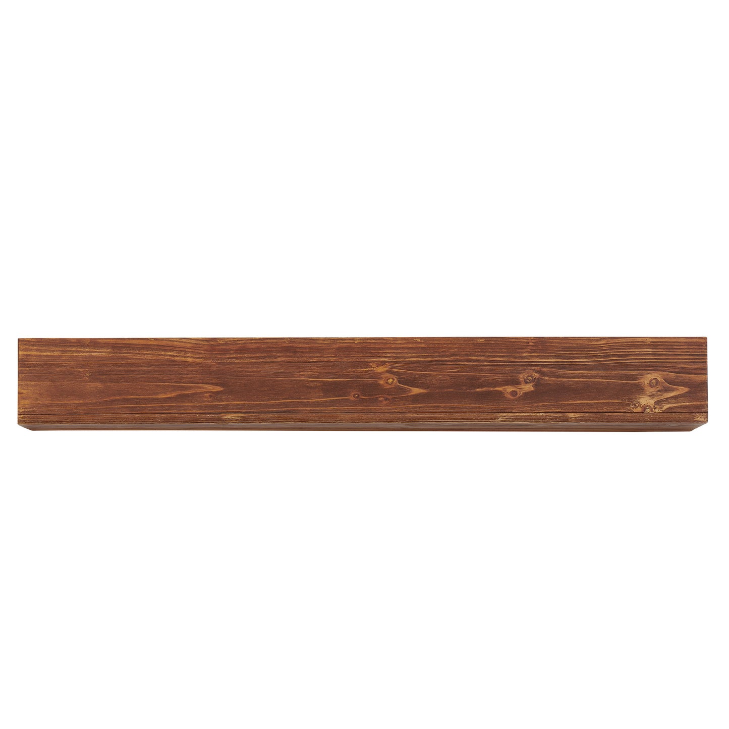 Luxury Country Wood Floating Shelf – Wall-Mounted Mantelpiece for Elegant Home Decor