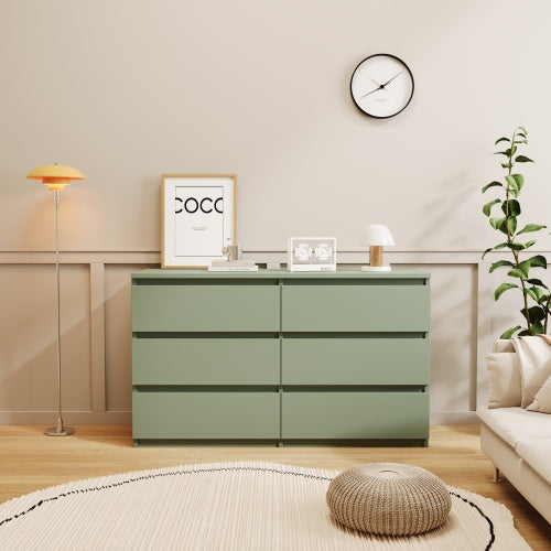 Viva Elite Emerald 6-Drawer Vanity Cabinet - The Future of Botanical Luxury