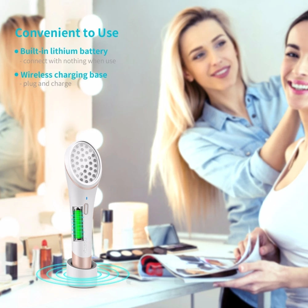 Xpreen Wireless Rechargeable Acne Light Therapy Device โ Blue & Red Light Acne Treatment for Clearer, Healthier Skin