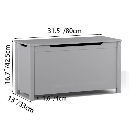 Children's Wooden Toy Box - Premium Storage Solution for Kids' Room