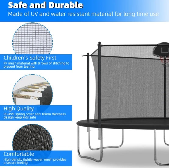 🌿 Viva Elevate 14FT Trampoline – Where Movement Meets Modern Living