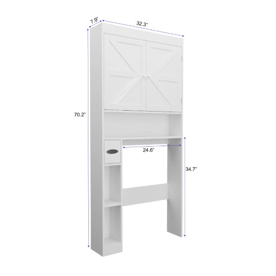Viva Elite Farmhouse Bathroom Cabinet – The Future of Space-Saving Elegance
