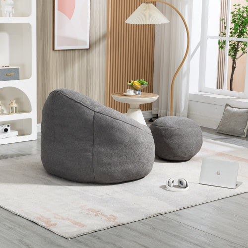 Viva Smart Living Collection: Deluxe Foam Bean Bag Lounge Chair