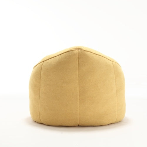 Viva Luxe Blanc High-Foam Bean Bag Sofa Chair & Ottoman
