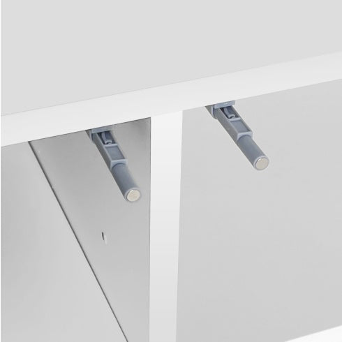 High-Gloss LED Coffee Table with Storage & Bluetooth Control – Elevate Your Living Space