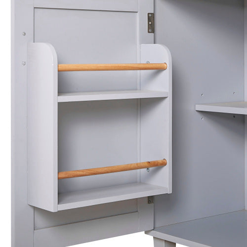 Luxurious Rolling Kitchen Island with Ample Storage | Viva Vanity