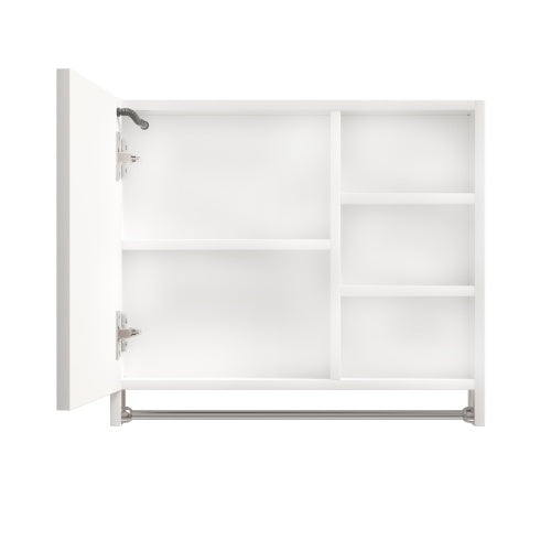 Modern 32"x28" Bathroom Cabinet with Mirror & LED Lights – Stylish Storage & Illumination
