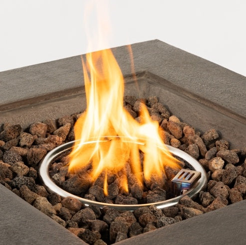 28" Outdoor Propane Fire Pit Table – Elegant & Smokeless Fire for Your Patio