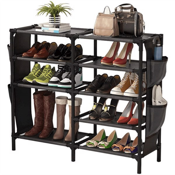 The Viva 5-Tier Freestanding Shoe Rack – Vertical Clarity for Modern City Living