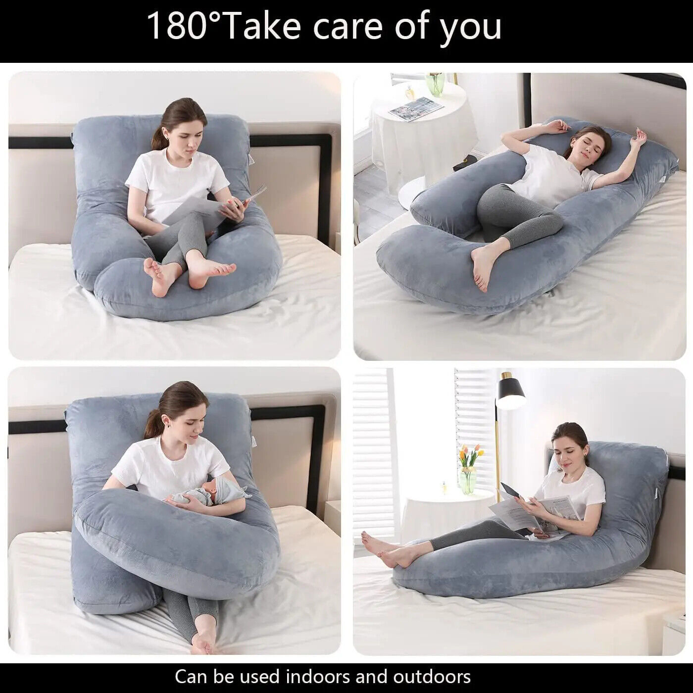 Viva Serene J-Shaped Maternity Pillow