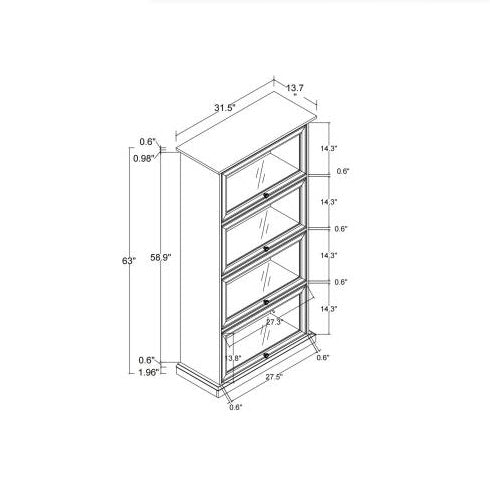 Viva Cadence Glass Display Cabinet