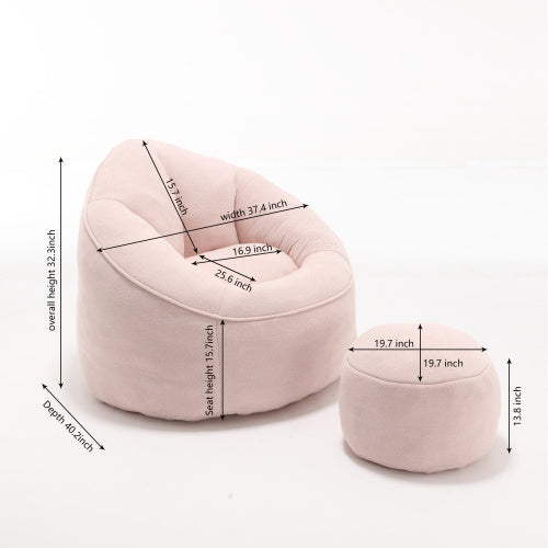 Viva Smart Living Collection: Foam-Filled Bean Bag Sofa Chair