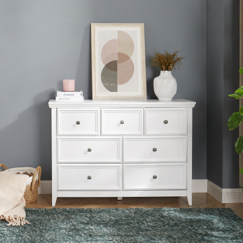 Viva Elite Luminara 7-Drawer Fiberboard Vanity Collection - The Future of Streamlined Elegance