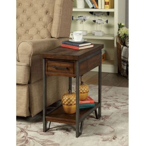 Viva Elite Rustic Panel Side Table – The Future of Multi-Functional Elegance