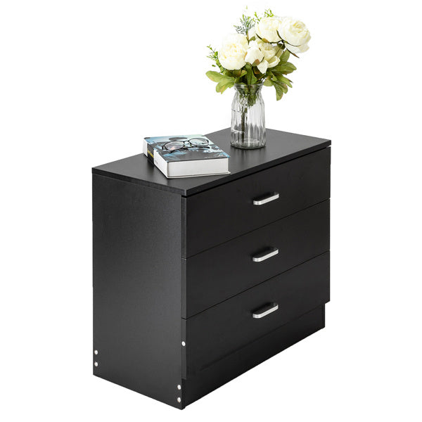 Viva Noire Bedside Table – Black Elegance for Modern Nights