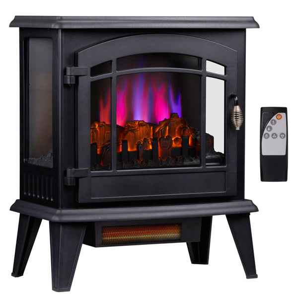 Zokop 20-Inch Electric Fireplace Heater - Elegant & Efficient Home Heating Solution