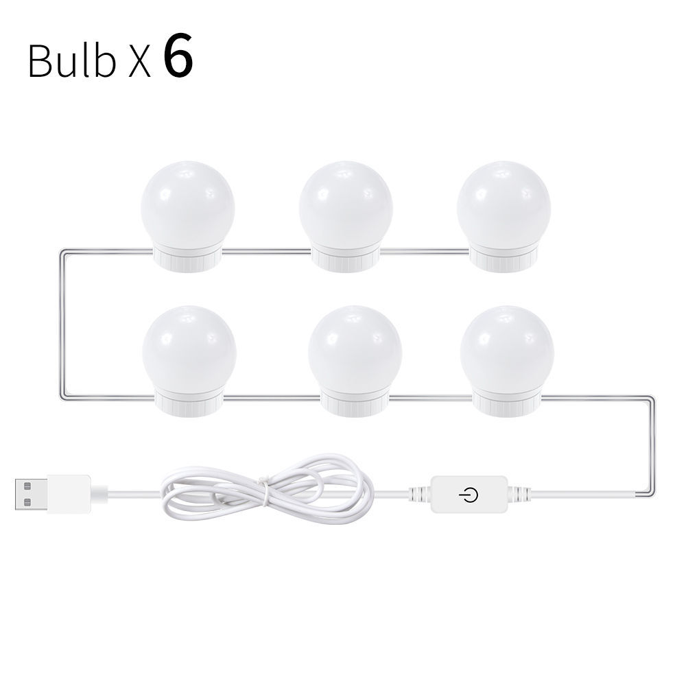 USB Touch Switch LED Mirror Light Bulb - Elevate Your Vanity Experience!