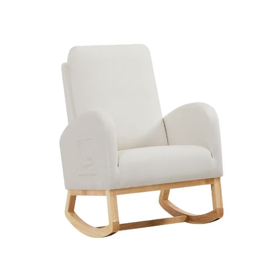 Viva Smart Living Collection: Velvet Rocking Chair