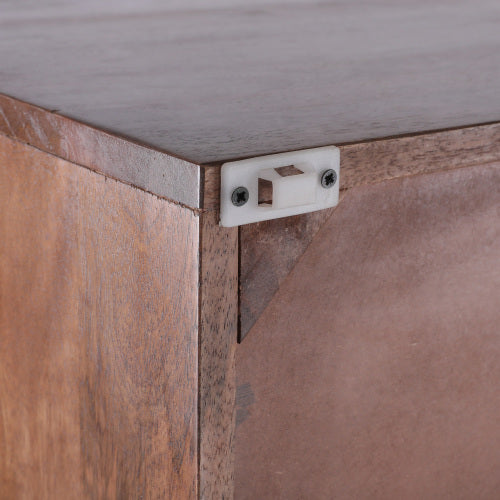 Viva Atelier Tripoli Tri-Bucket Wooden Cabinet