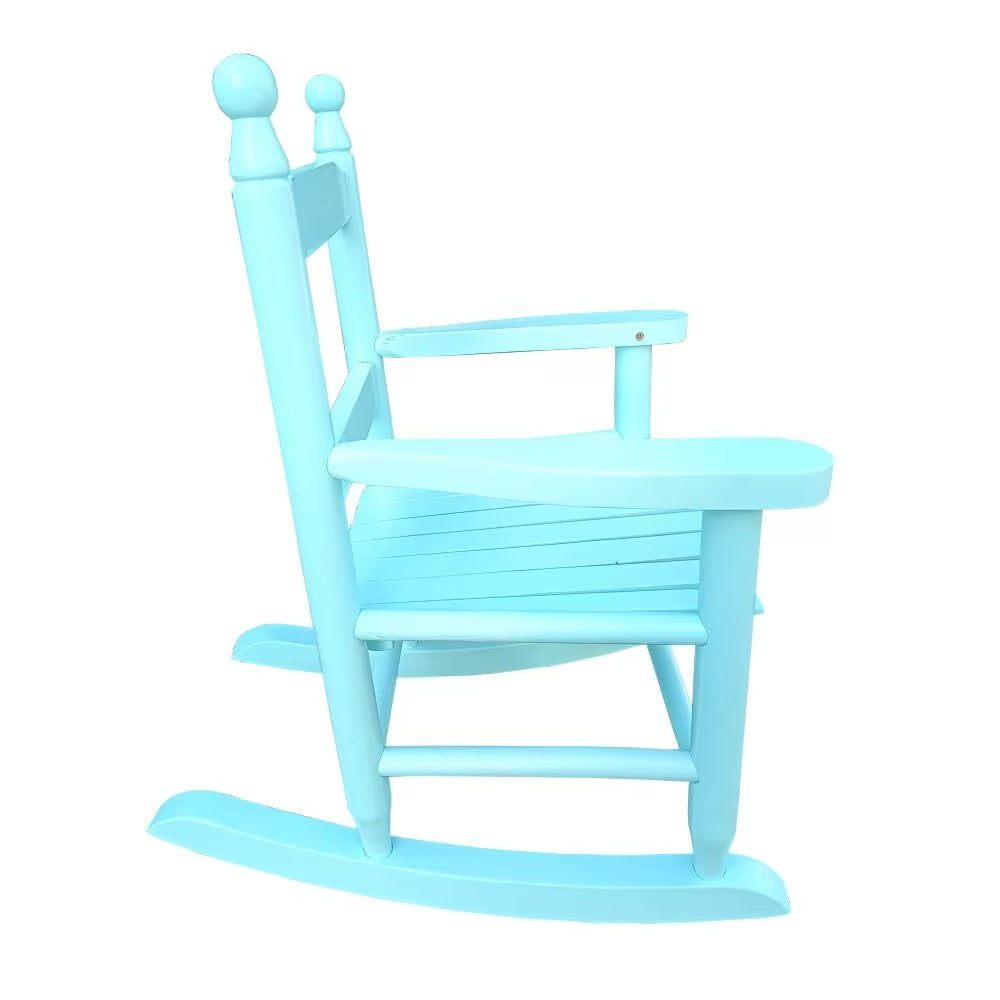 Viva Sprout Light Blue Children’s Rocking Oak Chair