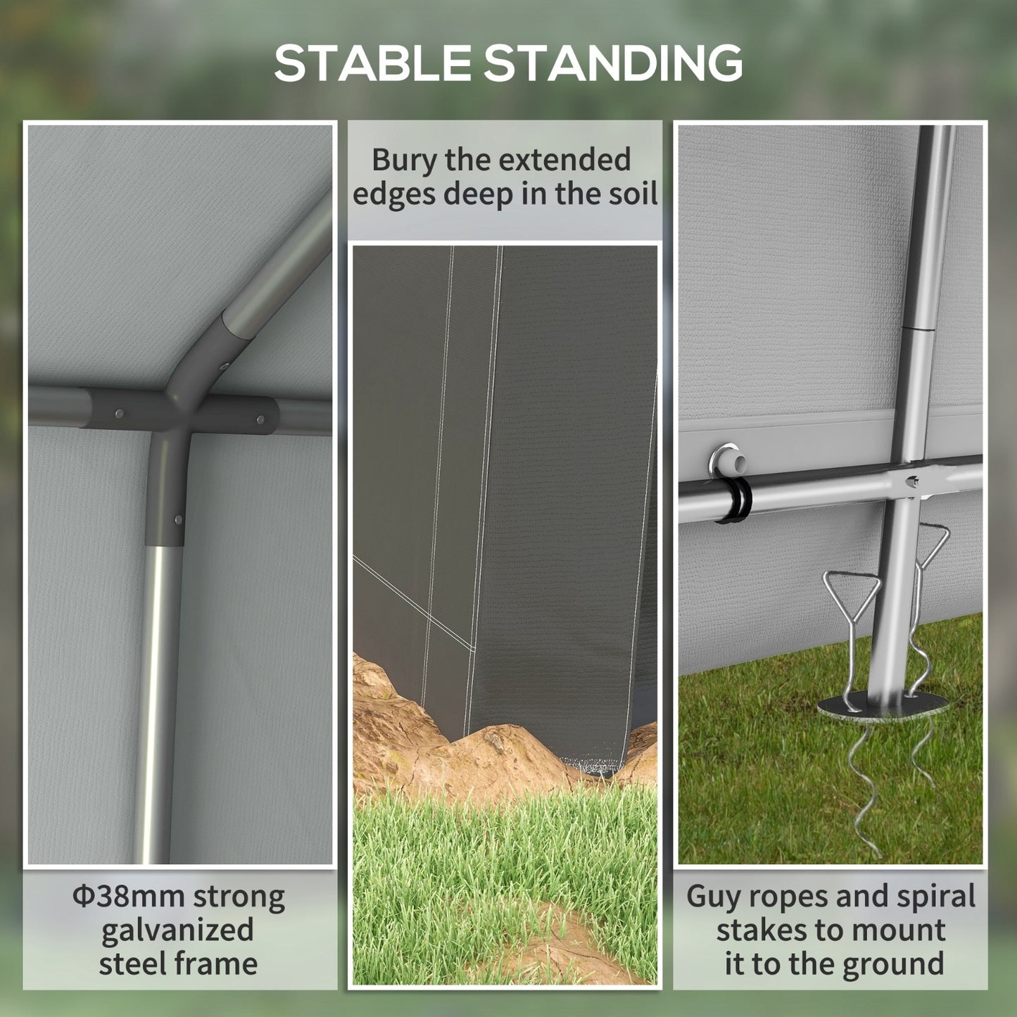 Outsunny 7' x 12' Heavy-Duty Waterproof Garden Storage Tent – The Ultimate Outdoor Shed Solution