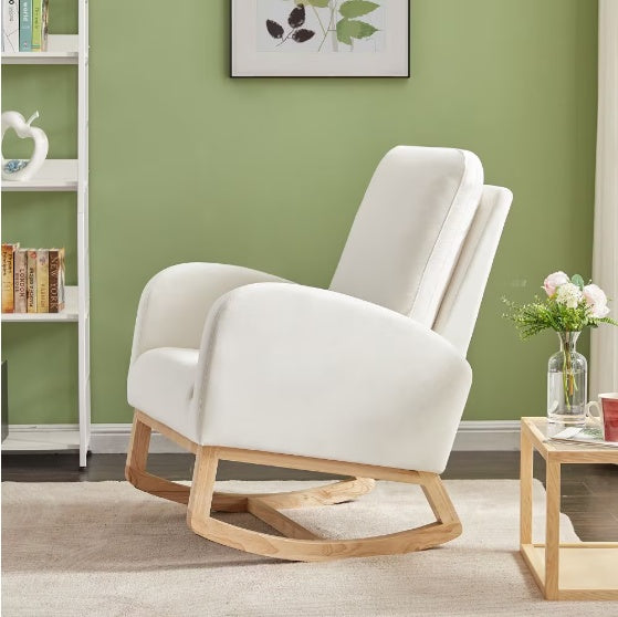 Viva Smart Living Collection: Velvet Rocking Chair