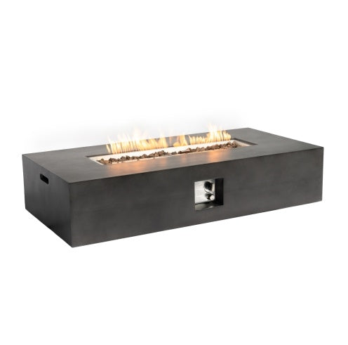 Viva Outdoor Collection: 50,000 BTU Rectangular Gas Fire Pit