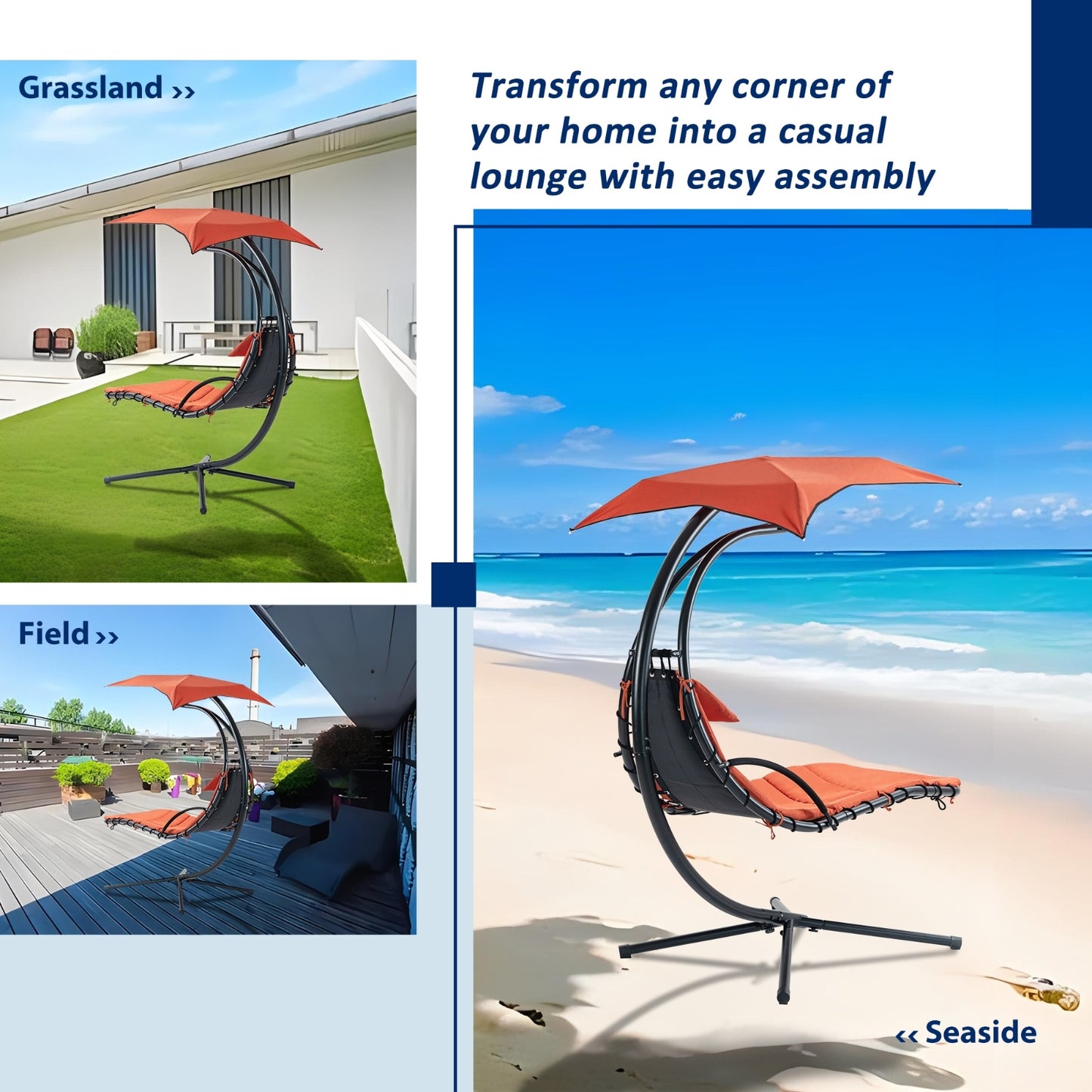 Viva Zenith Hanging Chaise Lounger