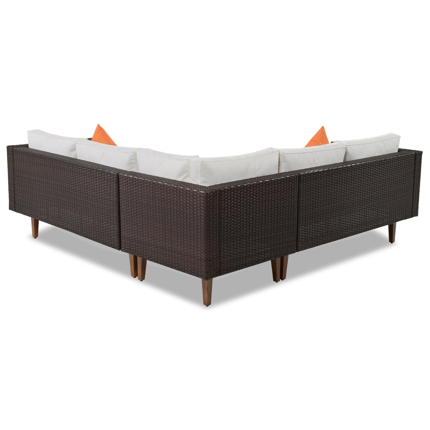 🏡 Viva Solstice™ 4-Piece Outdoor Wicker Sofa Set – Where Modern Comfort Meets Outdoor Elegance